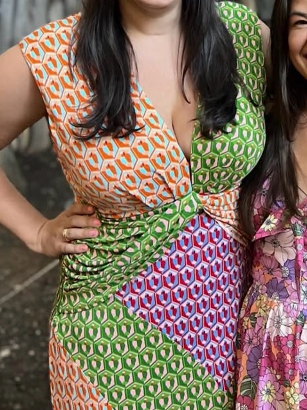FARM Rio Cashew Knot Dress XL - Picture 3 of 3